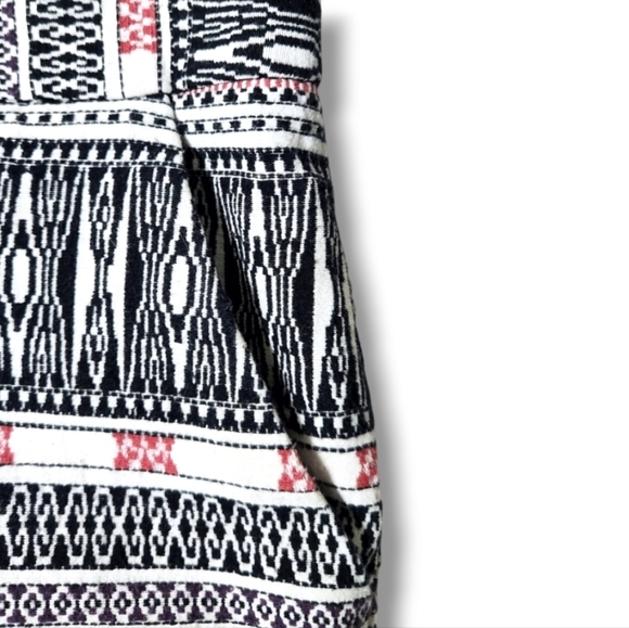 Boho Style Geometric Print Flat Front Shorts by Artesian NY | 12 - Picture 4 of 6